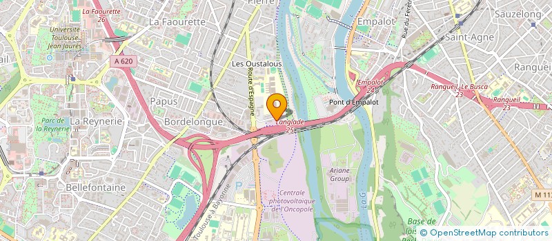 localisation de l'entreprise EVEST à TOULOUSE