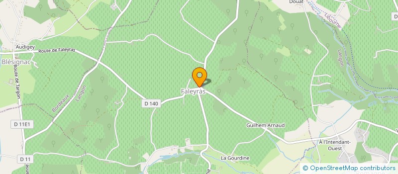 localisation de l'entreprise EVEX  BELLEFOND