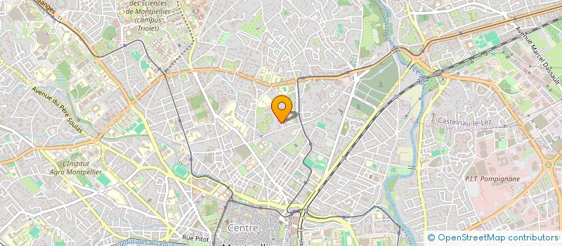 localisation de l'entreprise EVEYA à MONTPELLIER