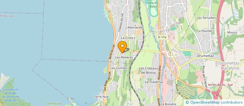 localisation de l'entreprise EVEYLA  TRESSERVE