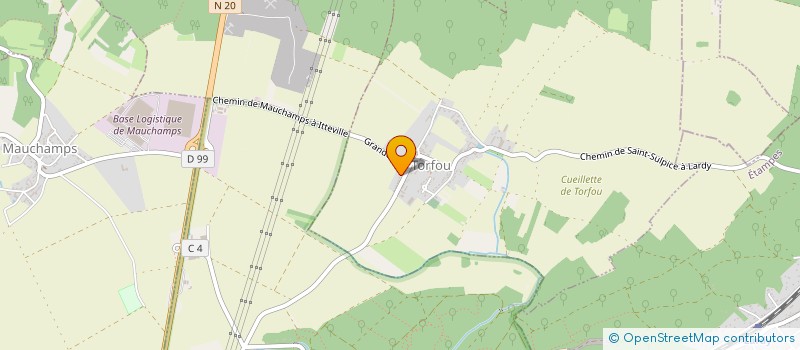 localisation de l'entreprise EVEZARD à TORFOU