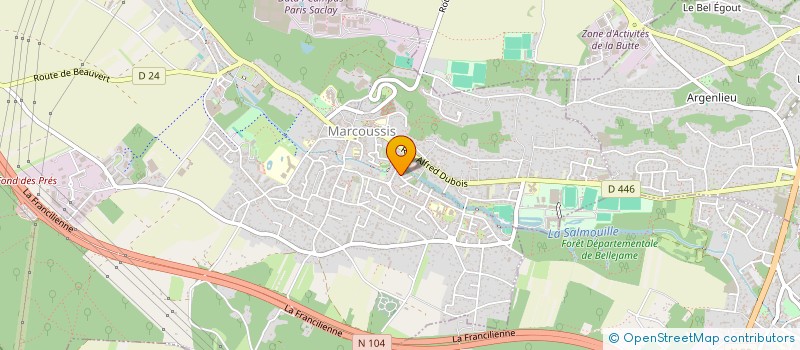 localisation de l'entreprise EVEZHIAN à MARCOUSSIS