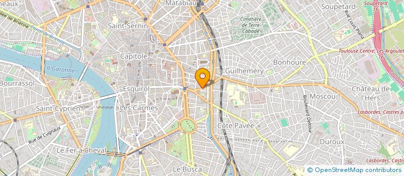 localisation de l'entreprise EVF à TOULOUSE