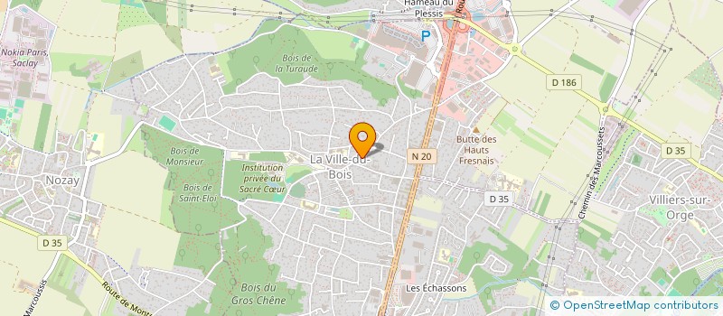 localisation de l'entreprise EVH à LA VILLE-DU-BOIS