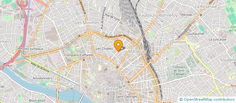 localisation de l'entreprise EVH  TOULOUSE