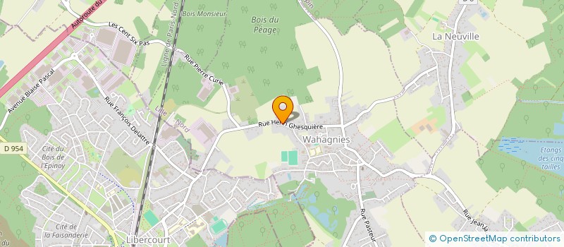 localisation de l'entreprise EVH  LA NEUVILLE