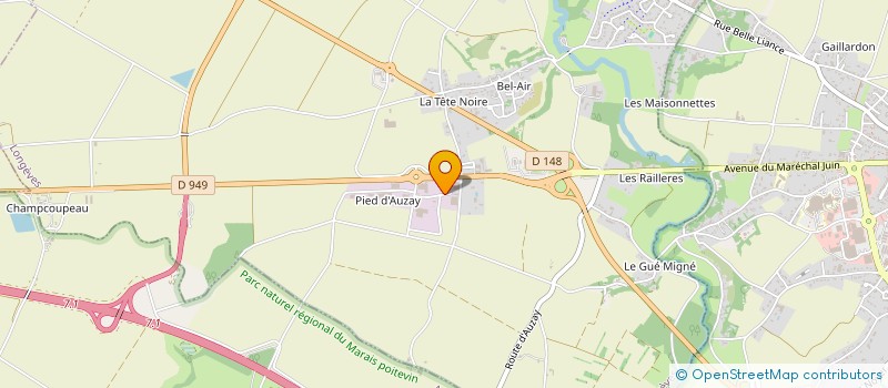 localisation de l'entreprise EVHAN TRANSPORTS à LONGEVES