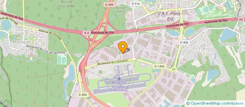 localisation de l'entreprise EVI AUDIO FRANCE SAS à LOGNES