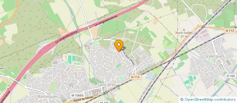localisation de l'entreprise EVI DANSES à SAINT-BRES