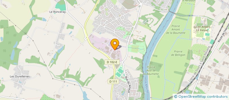 localisation de l'entreprise EVI'DENTS  BOUCHEMAINE