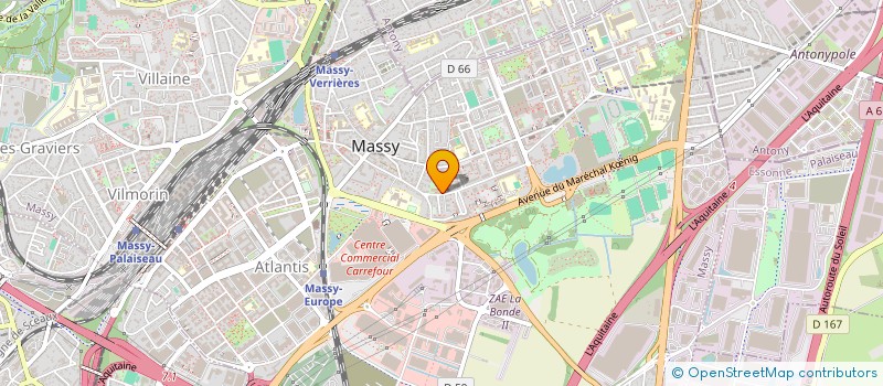 localisation de l'entreprise EVI ENERGY VISION INTERACTIVE à MASSY
