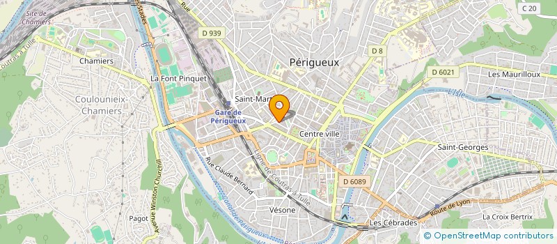 localisation de l'entreprise EVIC 5 à PERIGUEUX