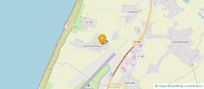 localisation de l'entreprise EVICTA  OCTEVILLE-SUR-MER