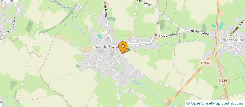 localisation de l'entreprise EVIDANCE  POIX-DU-NORD