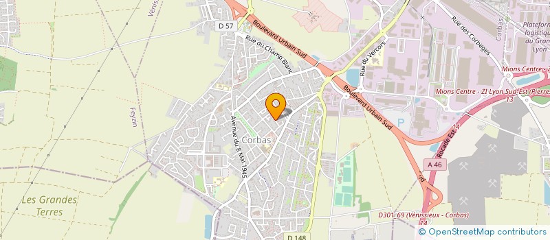 localisation de l'entreprise EVIDANCE TEAM à CORBAS