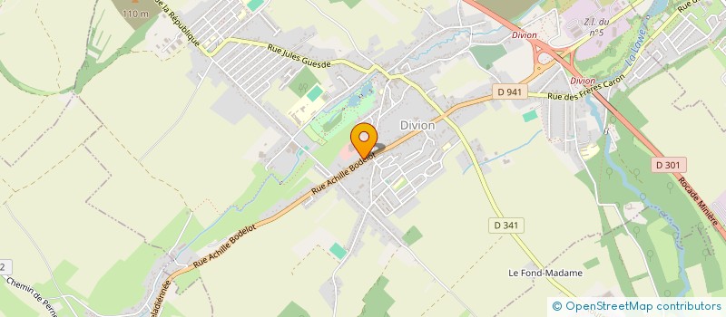 localisation de l'entreprise EVIDANSE DANSE DE SALON DIVIONNAISE  DIVION