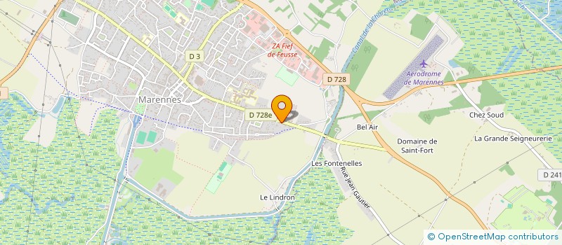 localisation de l'entreprise EVIDE  MARENNES-HIERS-BROUAGE