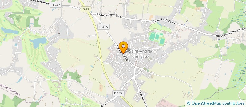 localisation de l'entreprise EVIDECA  SAINT-ANDRE-DES-EAUX