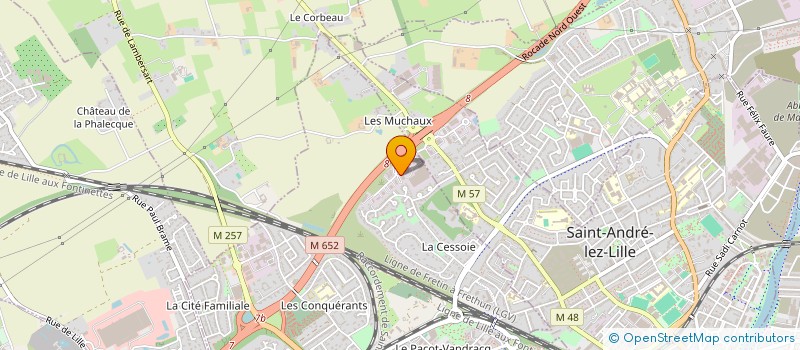 localisation de l'entreprise EVIDENCE 1 à LAMBERSART