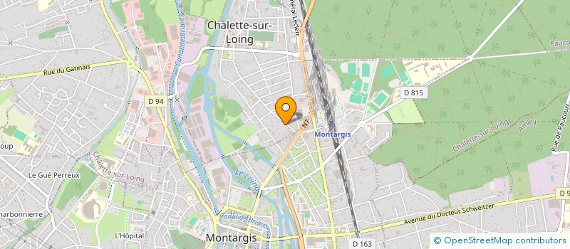 localisation de l'entreprise EVIDENCE à CHALETTE-SUR-LOING