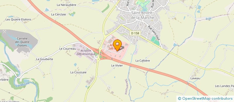 localisation de l'entreprise EVIDENCE à SEVREMOINE