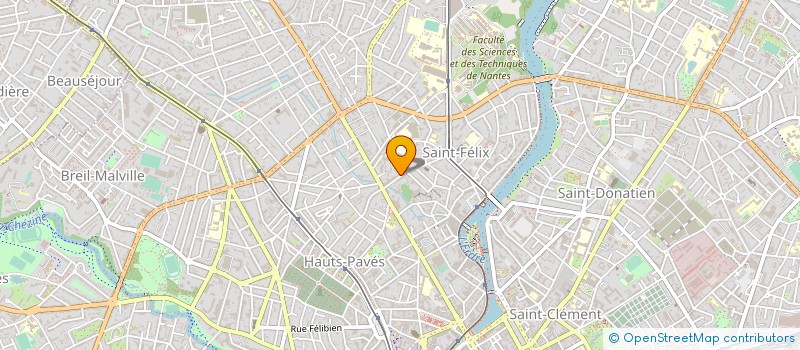 localisation de l'entreprise EVIDENCE à NANTES