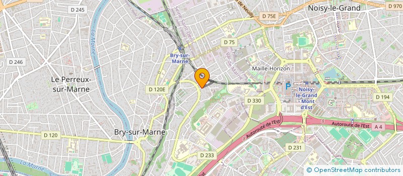 localisation de l'entreprise EVIDENCE  BRY-SUR-MARNE