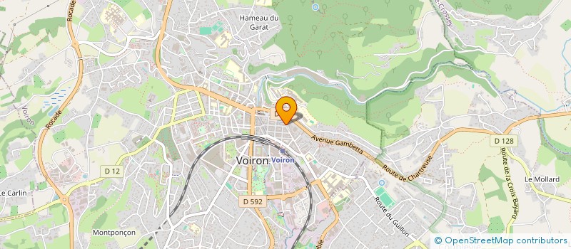 localisation de l'entreprise EVIDENCE  VOIRON