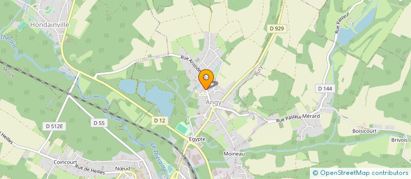 localisation de l'entreprise EVIDENCE  ANGY