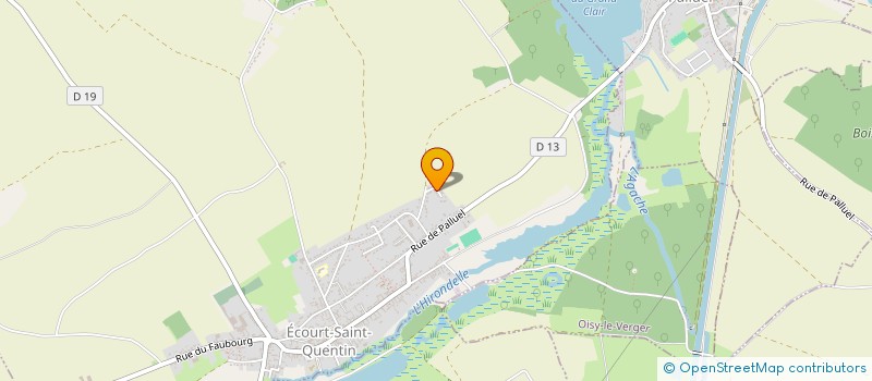 localisation de l'entreprise EVIDENCE  ECOURT-SAINT-QUENTIN