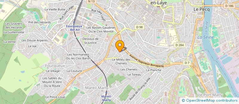 localisation de l'entreprise EVIDENCE  SAINT-GERMAIN-EN-LAYE