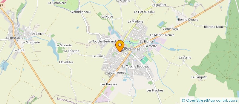 localisation de l'entreprise EVIDENCE  VENDRENNES