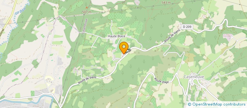 localisation de l'entreprise EVIDENCE  CASENEUVE