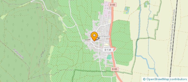 localisation de l'entreprise EVIDENCE  PFAFFENHEIM