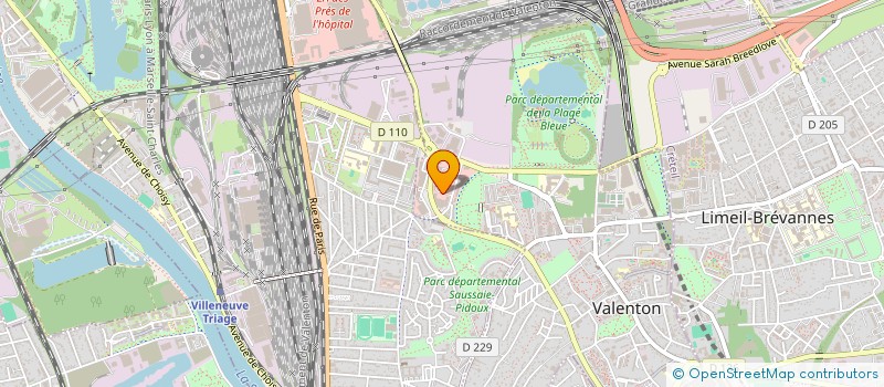 localisation de l'entreprise EVIDENCE AUTO à VALENTON