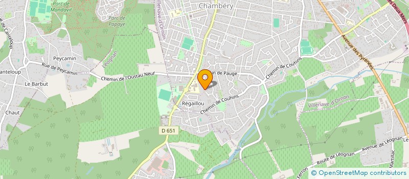 localisation de l'entreprise EVIDENCE AVENIR  VILLENAVE-D'ORNON