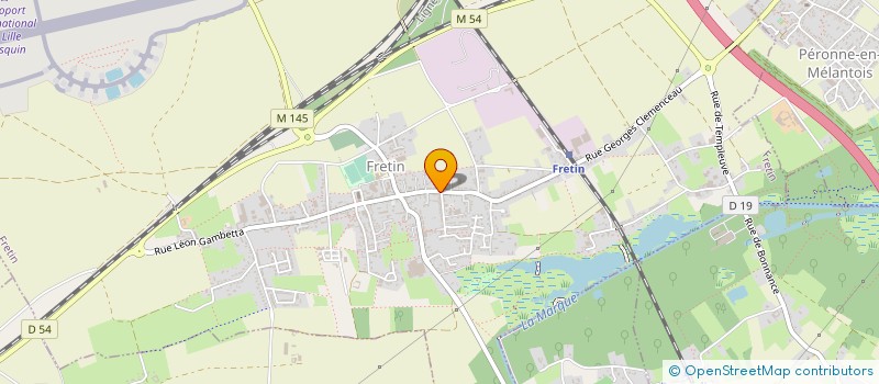 localisation de l'entreprise EVIDENCE BOIS NORD à FRETIN