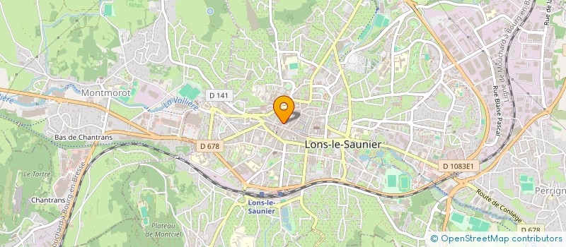 localisation de l'entreprise EVIDENCE BY MC à LONS-LE-SAUNIER