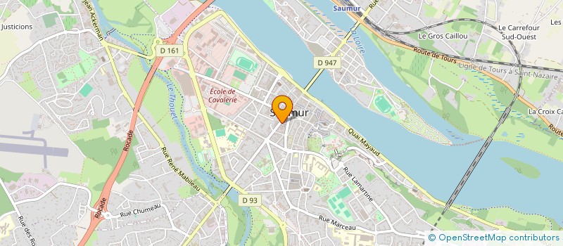 localisation de l'entreprise EVIDENCE D'UN JOUR à SAUMUR