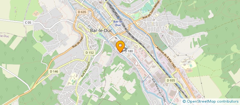 localisation de l'entreprise EVIDENCE HABITAT à BAR-LE-DUC