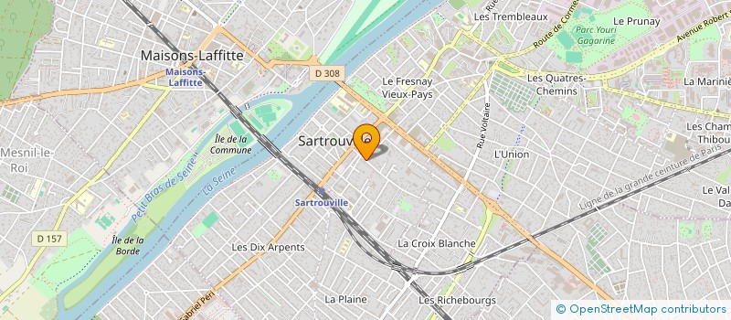 localisation de l'entreprise EVIDENCE I  SARTROUVILLE