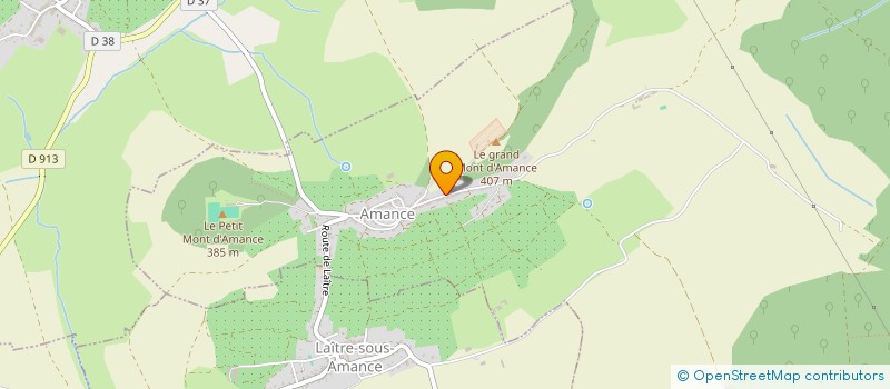 localisation de l'entreprise EVIDENCE SANTE - CONVERGENCES DES THERAPIES  AMANCE