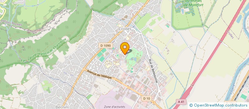 localisation de l'entreprise EVIDENCE SYNDIC  CROLLES