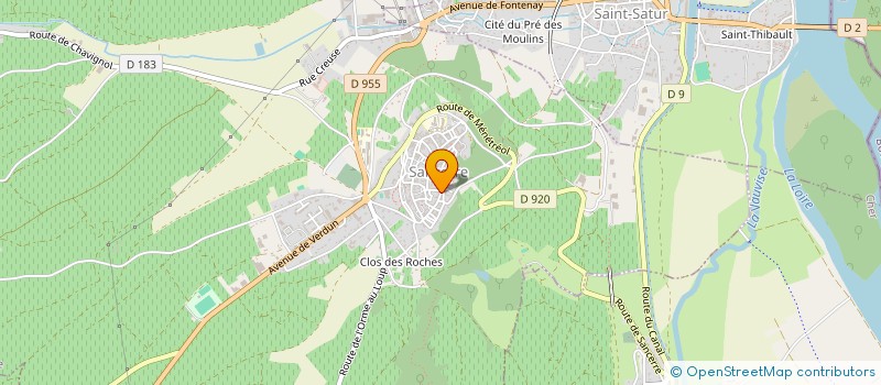 localisation de l'entreprise EVIDENCES  SANCERRE