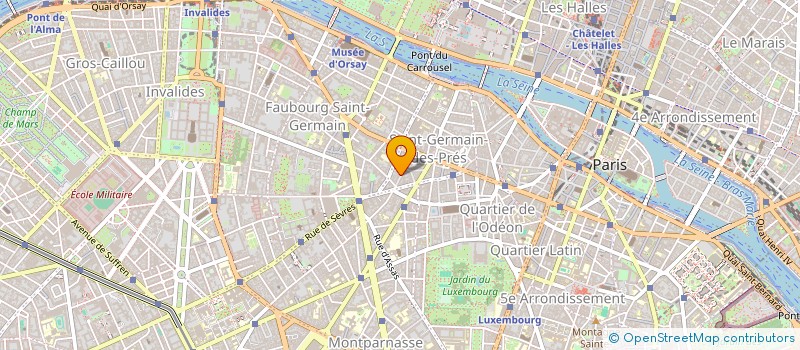localisation de l'entreprise EVIDENCES à PARIS