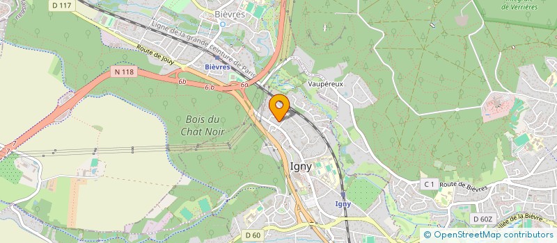 localisation de l'entreprise EVIDENCES PRODUCTIONS à IGNY