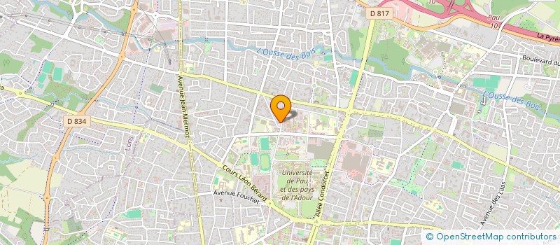 localisation de l'entreprise EVIDENCIA à PAU
