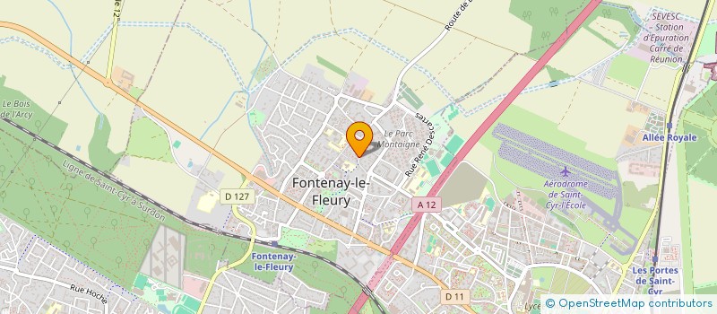 localisation de l'entreprise EVIDENS CONSEIL à FONTENAY LE FLEURY