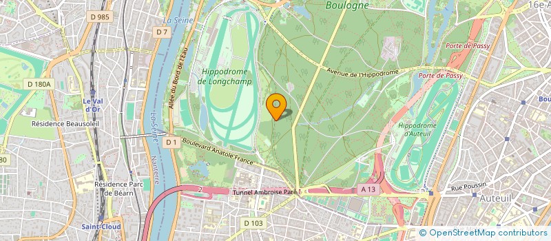 localisation de l'entreprise EVIDENS DE BEAUTE  PARIS