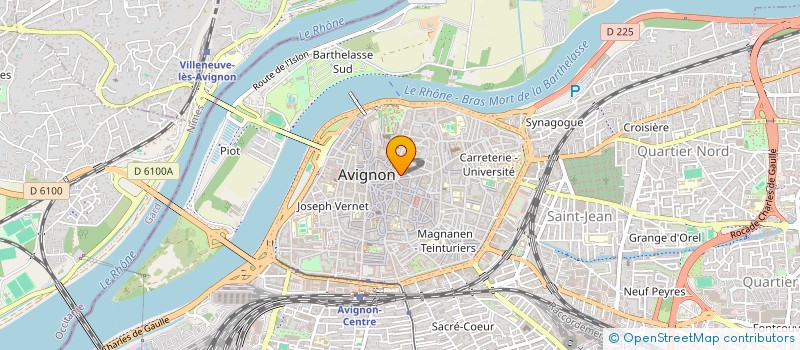 localisation de l'entreprise EVIDENSE à AVIGNON